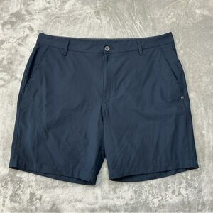 Vuori Meta Shorts 8" Mens Size 38 Navy Blue performance stretch Golf Chino V379